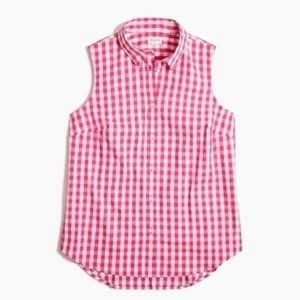 J CrewFactory -  Sleeveless Cotton Poplin Blouse - Size XL